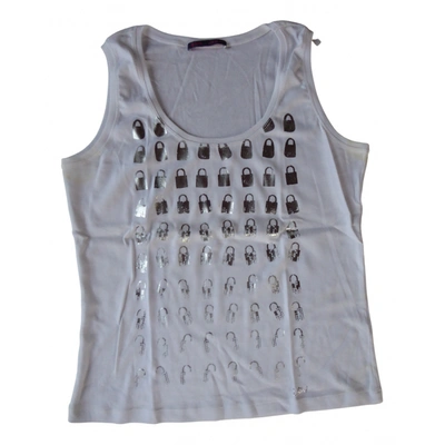 Pre-owned Les Copains Vest In White