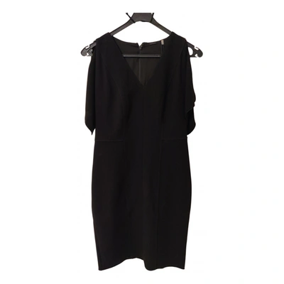 Pre-owned Elie Tahari Mid-length Dress In Black