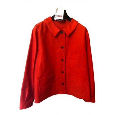 Pre-owned Comptoir Des Cotonniers Jacket In Red