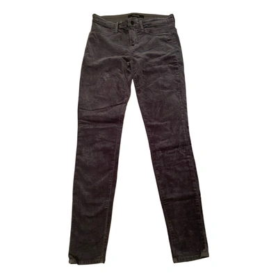Pre-owned J Brand Slim Jeans In Grey
