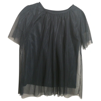 Pre-owned Semicouture T-shirt In Black