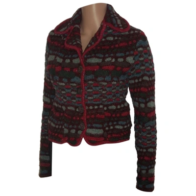 Pre-owned Christian Lacroix Wool Cardigan In Multicolour