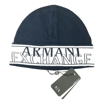 Pre-owned Emporio Armani Wool Hat In Blue