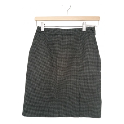 Pre-owned Claudie Pierlot Wool Skirt Suit In Grey