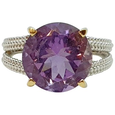 Pre-owned Mauboussin Silver Ring In Purple