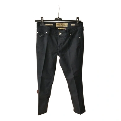 Pre-owned Jacob Cohen Trousers In Black