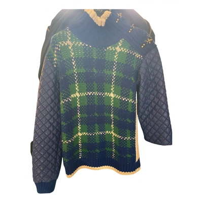 Pre-owned Fay Wool Jumper In Blue
