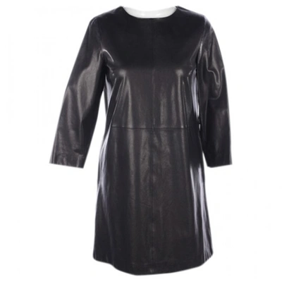 Pre-owned Closed Leather Dress In Other