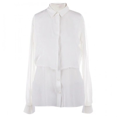 Pre-owned Alexander Wang T Blouse In White