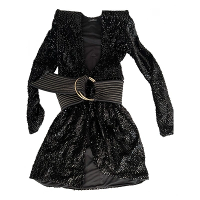 Pre-owned Zhivago Mini Dress In Black