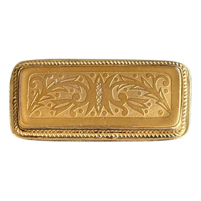 Pre-owned Rosenthal Pin & Brooche In Gold