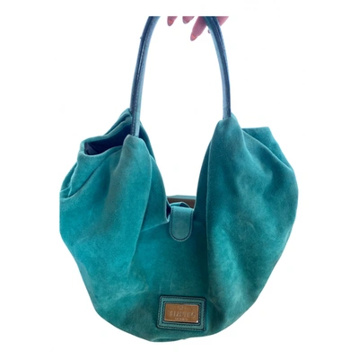Pre-owned Valentino Garavani Leather Handbag In Green