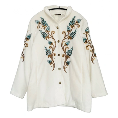 Pre-owned Bob Mackie Jacket In White