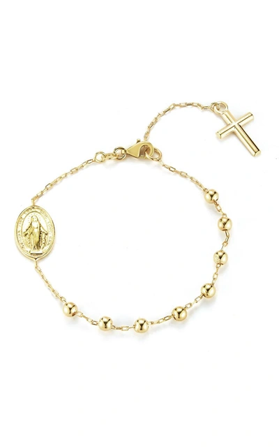 Glaze Rosary Bracelet In Gold