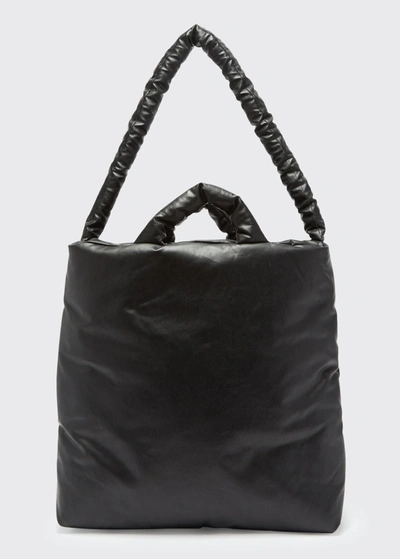 Kassl Oil Pillow Medium Tote Bag In 0001 Black