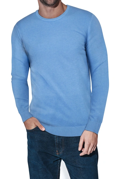X-ray Crew Neck Knit Sweater In Blue