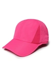 Ponyflo Active  Solid Cap In Hot Pink