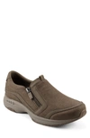 Easy Spirit Thallow Side Zip Casual Slip-on Sneaker In Taupe
