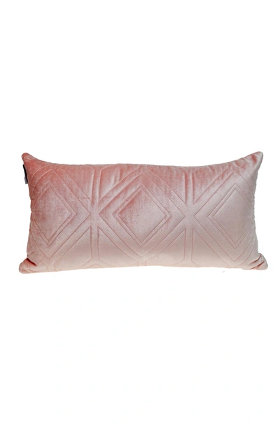 Parkland Collection Reta Velvet Throw Pillow In Pink