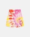 Stella Mccartney Tie-dye Cotton Shorts In Multicolor