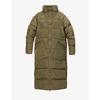 Ganni Padded Recycled-polyester And Recycled-polyamide-blend Coat In Kalamata