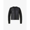 Canada Goose Hybridge Packable Wool And Shell-down Jacket In Black - Noir