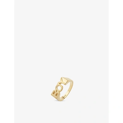 Maria Black Boy 22ct Yellow Gold-plated Sterling-silver Ring In Gold Hp