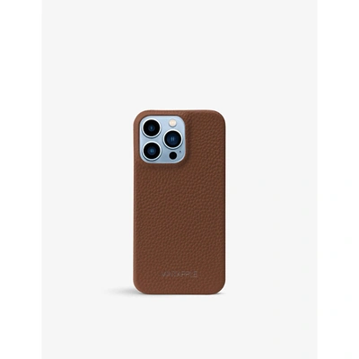 Mintapple Autumn Top Grain Leather Iphone Case 13 Pro
