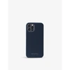 MINTAPPLE DARK BLUE GRAINED LEATHER IPHONE 12 PRO MAX CASE