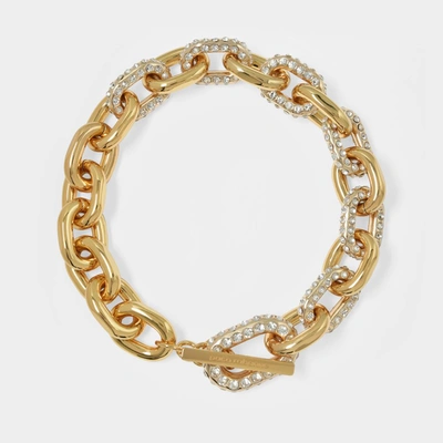 Paco Rabanne Xl Link Neck Bracelet In Gold