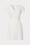 Milly Cady Atalie Dress In Ecru