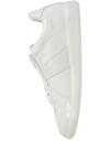 Maison Margiela Replica Patent Leather Sneakers In White In White