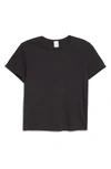 Re/done Classic Cotton T-shirt In Black