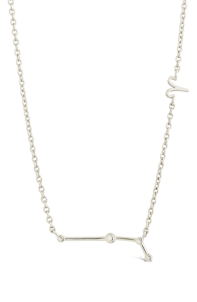 Sterling Forever 14k Gold Plated Station Constellation Pendant Necklace In Silver - Aries