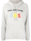 Etre Cecile Être Cécile "super Happy Future" Sweatshirt In Weiss