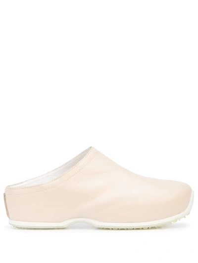 Rosetta Getty Slip-on Leather Trainers In Neutrals