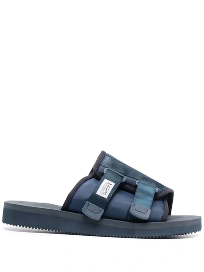 Suicoke Kaw-cab 露趾凉鞋 In Blue