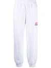Philosophy Di Lorenzo Serafini Logo Cotton Jersey Sweatpants In Bianco