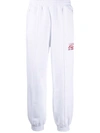 Philosophy Di Lorenzo Serafini Logo Cotton Jersey Sweatpants In Weiss