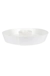 Vietri Lastra White Chip And Dip In White