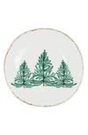 Vietri Melamine Lastra Holiday Dinner Plate In White