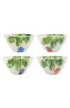 VIETRI NUTCRACKER SET OF 4 ASSORTED CEREAL BOWLS