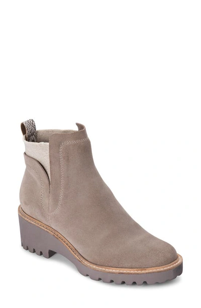 Dolce Vita Women's Huey Pull On Booties In Almond Suede