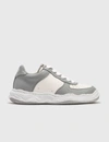 Miharayasuhiro Maison Mihara Yasuhiro Wayne Leather Low-top Sneakers In Grey