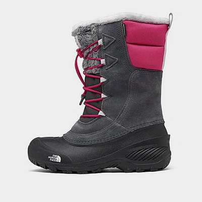 The North Face Inc Girls' Big Kids' Shellista Lace Iv Waterproof Boots In Grey/pink