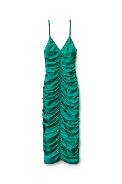 poison ruched dress Alexander Wang Poison Ivy Ruched Cami Slip Dress  Blogger Armoire