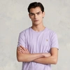 Ralph Lauren Custom Slim Fit Soft Cotton T-shirt In Pastel Purple Heather