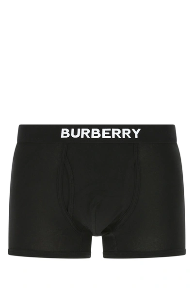 Burberry Logo-print Boxer Shorts In Black