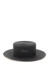 MAISON MICHEL 'KIKI' HEMP CANOTIER HAT