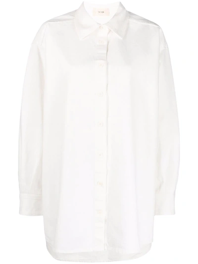 The Row Elden Oversized Button-down Shirt In White
